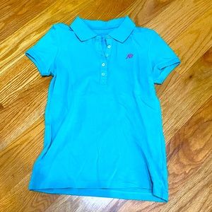 Teal Girls Aeropostale Polo